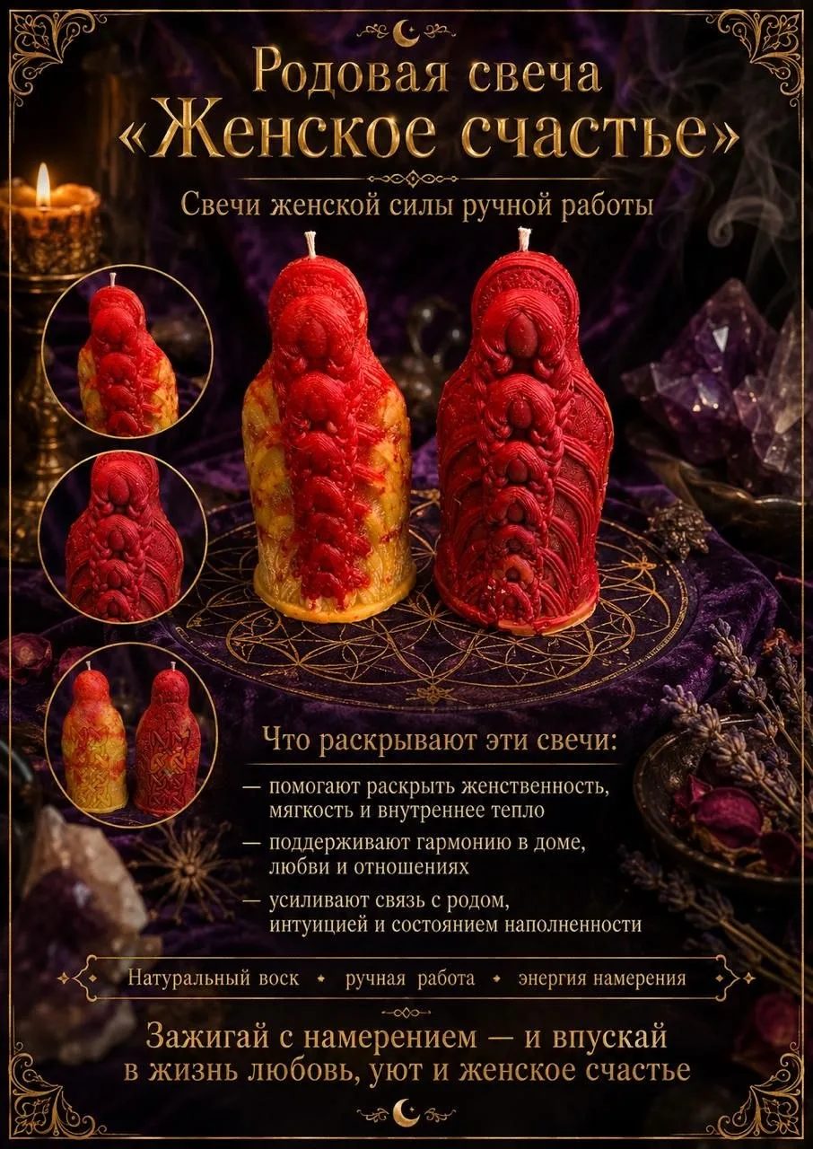 Родовая свеча «Женское счастье»