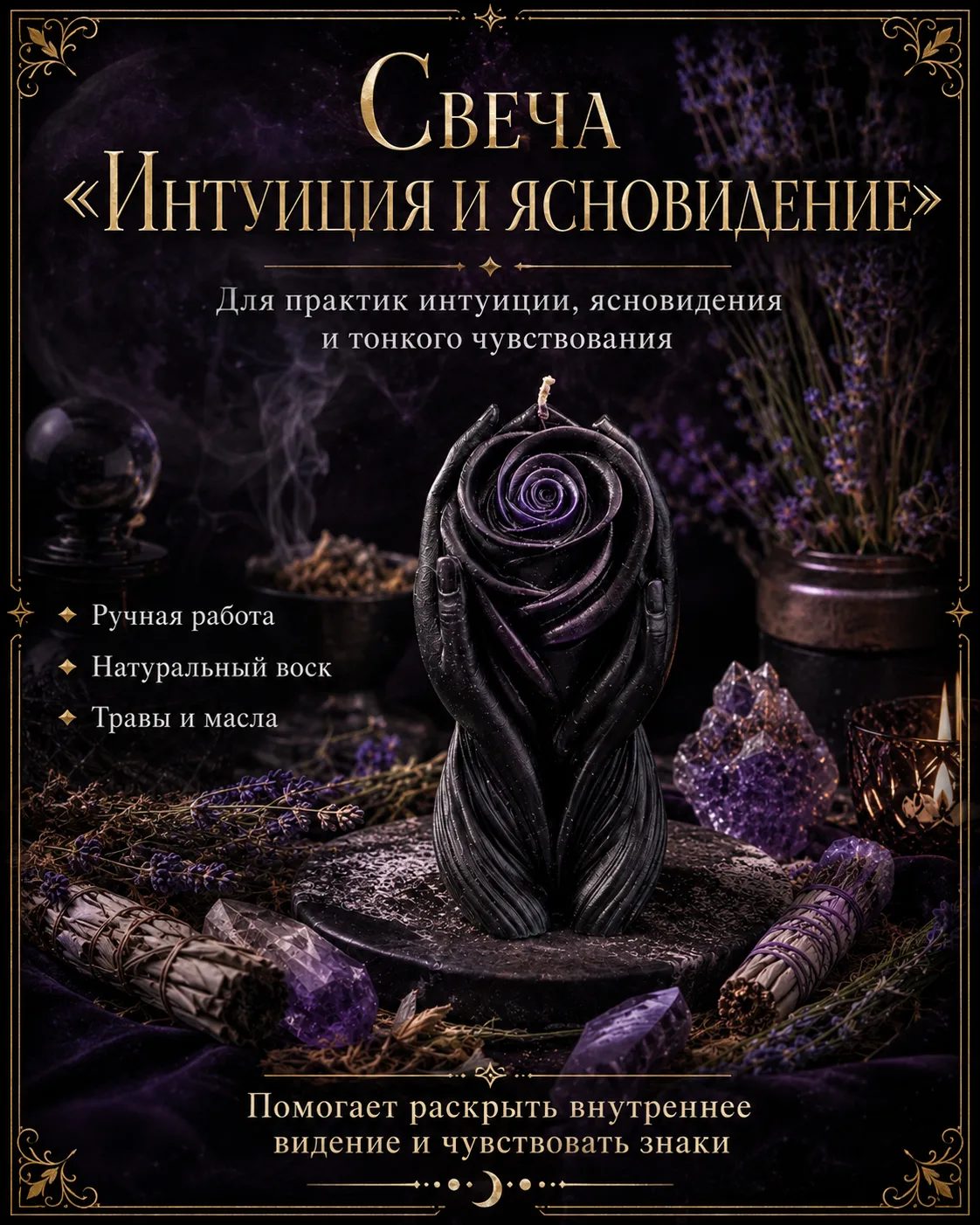 Свеча «Интуиция и ясновидение»